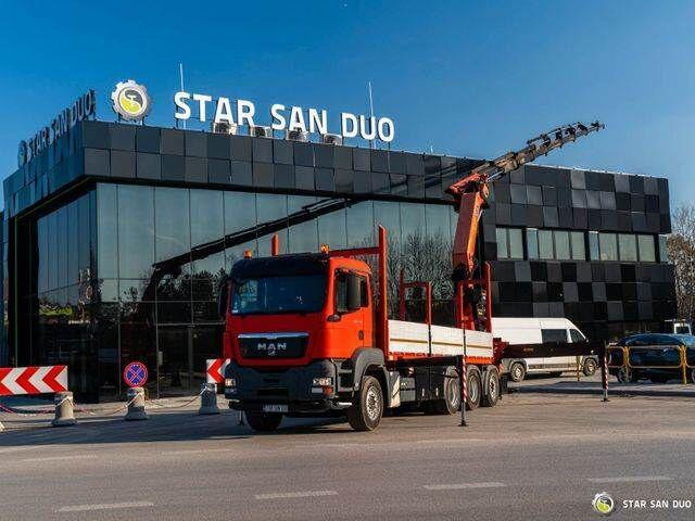 MAN TGS 35.400 PALFINGER PK 44002 WINCH TRIDEM KRAN - Planbil, Kranbil: bilde 1 MAN TGS 35.400 PALFINGER PK 44002 WINCH TRIDEM KRAN - Planbil, Kranbil: bilde 1