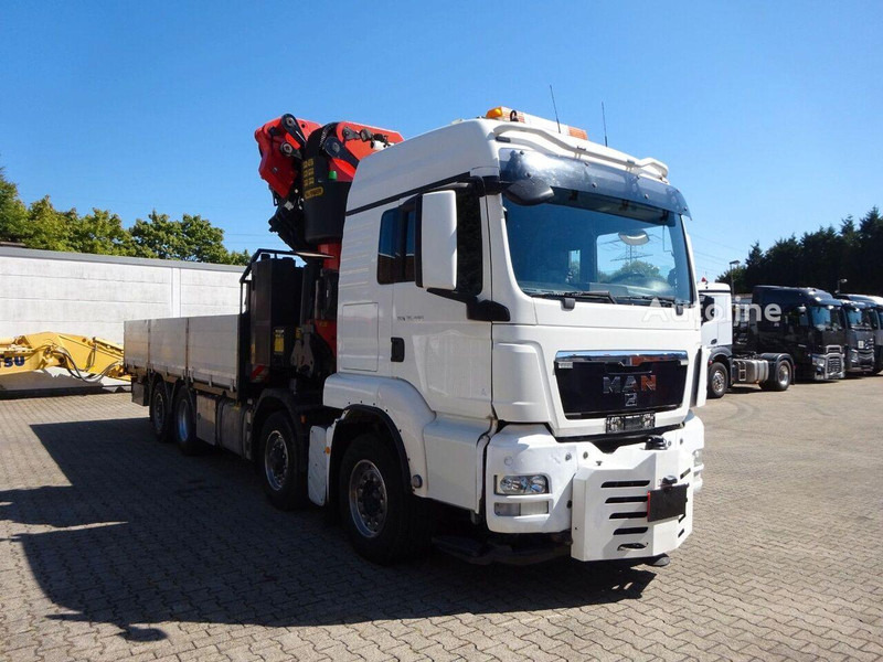 MAN TGS 35.480 - Flatbed + crane - Planbil, Kranbil: bilde 2 MAN TGS 35.480 - Flatbed + crane - Planbil, Kranbil: bilde 2