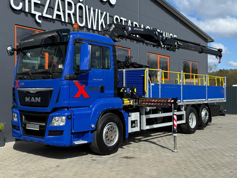 MAN TGS TGX 26.360 / E6 / 143tys km !!! skrzynia + żuraw HMF / manua - Planbil, Kranbil: bilde 1 MAN TGS TGX 26.360 / E6 / 143tys km !!! skrzynia + żuraw HMF / manua - Planbil, Kranbil: bilde 1