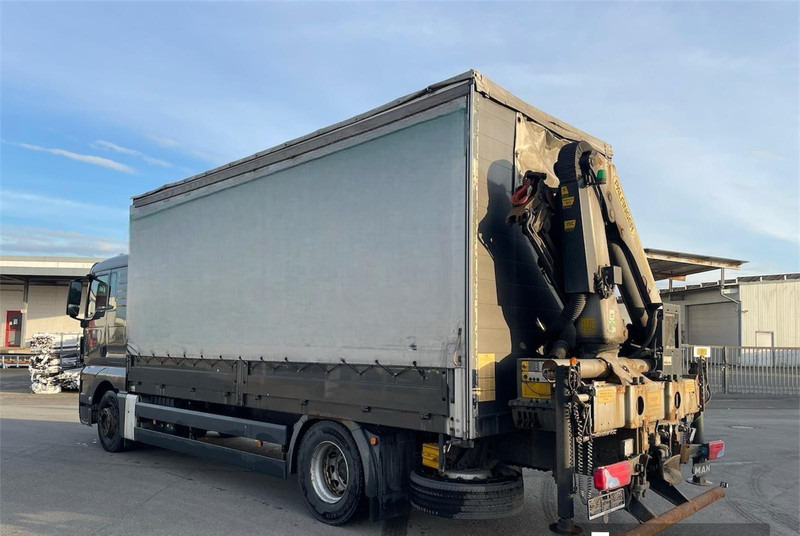 MAN TGX 18.400 Curtain Sider + Crane Palfinger 14002 EH - Skapbil: bilde 3 MAN TGX 18.400 Curtain Sider + Crane Palfinger 14002 EH - Skapbil: bilde 3