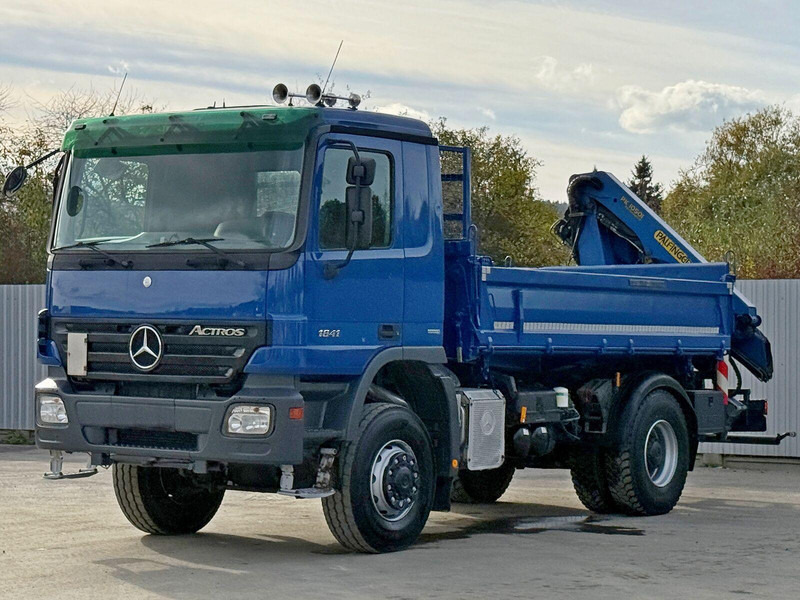 Mercedes-Benz ACTROS 1841 * PK 10501 + FUNK * TOP * 4x4 - Tippbil, Kranbil: bilde 2 Mercedes-Benz ACTROS 1841 * PK 10501 + FUNK * TOP * 4x4 - Tippbil, Kranbil: bilde 2