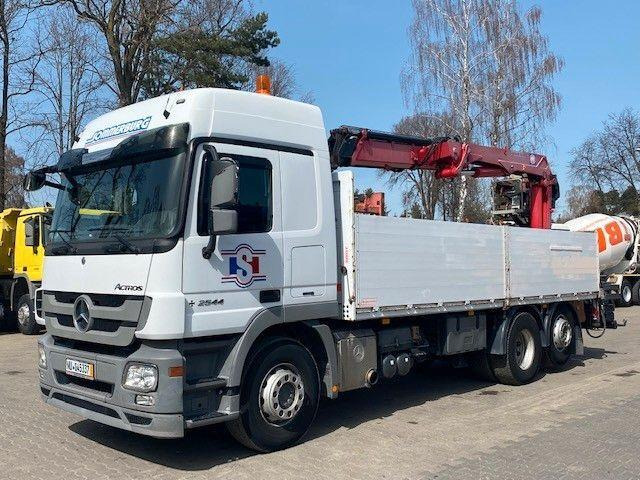 Mercedes-Benz ACTROS 2544 - Planbil, Kranbil: bilde 2 Mercedes-Benz ACTROS 2544 - Planbil, Kranbil: bilde 2