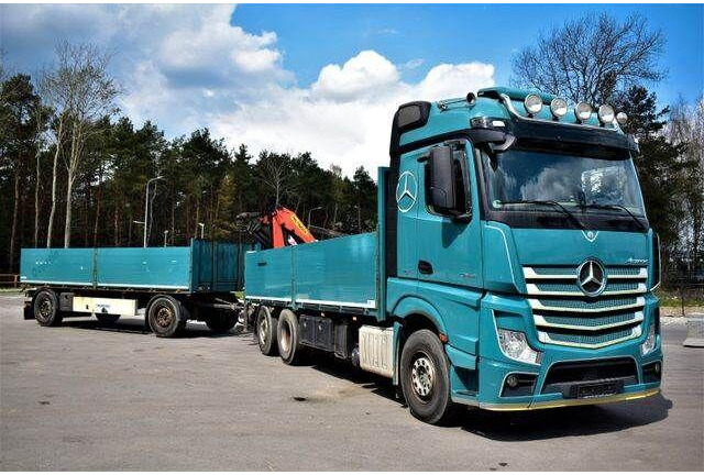 Mercedes-Benz ACTROS 2545 6x2 2545 PALFINGER PK 16001 Kran - Planbil, Kranbil: bilde 1 Mercedes-Benz ACTROS 2545 6x2 2545 PALFINGER PK 16001 Kran - Planbil, Kranbil: bilde 1