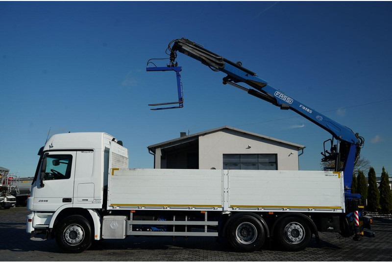 Mercedes-Benz ACTROS 2548 / 6x2 / BURTOWA - 6,5 M / OŚ PODNOSZONA / HDS FASSI - Planbil, Kranbil: bilde 2 Mercedes-Benz ACTROS 2548 / 6x2 / BURTOWA - 6,5 M / OŚ PODNOSZONA / HDS FASSI - Planbil, Kranbil: bilde 2