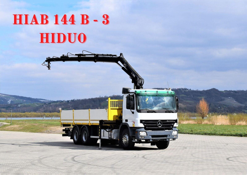 Mercedes-Benz ACTROS 2632 - Planbil, Kranbil: bilde 1 Mercedes-Benz ACTROS 2632 - Planbil, Kranbil: bilde 1