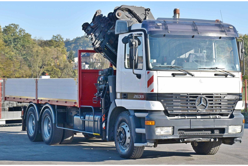 Mercedes-Benz ACTROS 2635 Pritsche - Planbil, Kranbil: bilde 3 Mercedes-Benz ACTROS 2635 Pritsche - Planbil, Kranbil: bilde 3