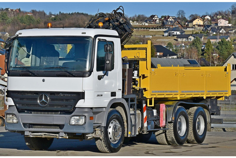 Mercedes-Benz ACTROS 2636 * TEREX 165.2E - A4 + FUNK/6x4 - Tippbil, Kranbil: bilde 4 Mercedes-Benz ACTROS 2636 * TEREX 165.2E - A4 + FUNK/6x4 - Tippbil, Kranbil: bilde 4