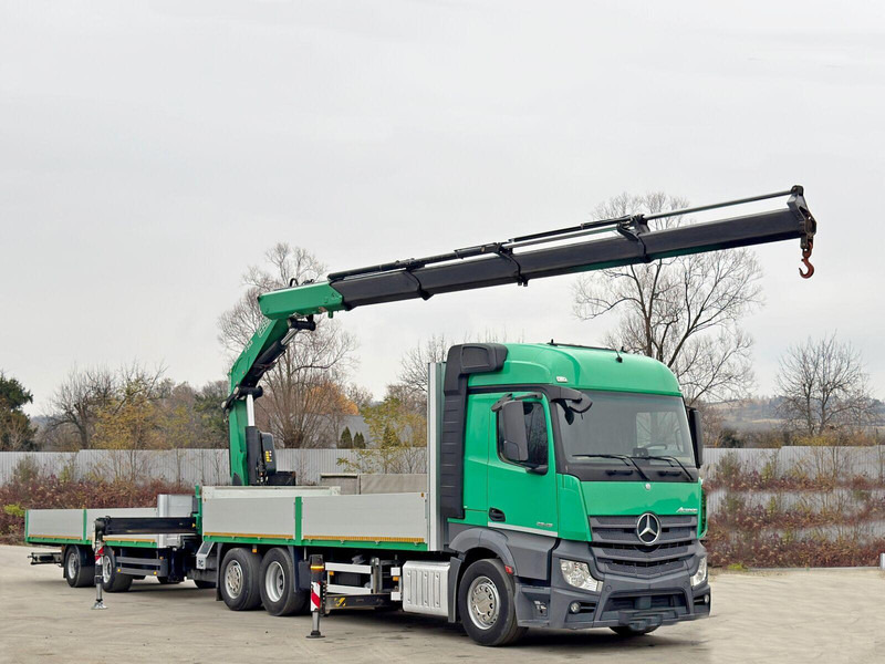 Mercedes-Benz ACTROS 2645 * FASSI F 345.24 + FUNK + Anhänger - Planbil, Kranbil: bilde 2 Mercedes-Benz ACTROS 2645 * FASSI F 345.24 + FUNK + Anhänger - Planbil, Kranbil: bilde 2