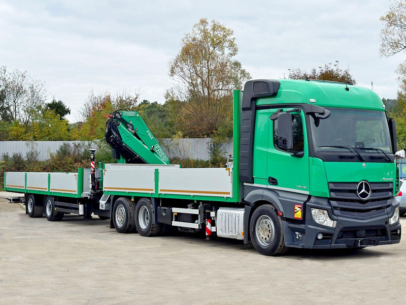 Mercedes-Benz ACTROS 2645* FASSI F345 RA 2.4/FUNK+Anhänger - Planbil, Kranbil: bilde 4 Mercedes-Benz ACTROS 2645* FASSI F345 RA 2.4/FUNK+Anhänger - Planbil, Kranbil: bilde 4