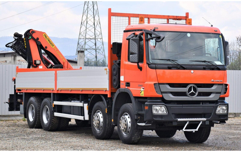 Mercedes-Benz ACTROS 3241 - Planbil, Kranbil: bilde 3 Mercedes-Benz ACTROS 3241 - Planbil, Kranbil: bilde 3