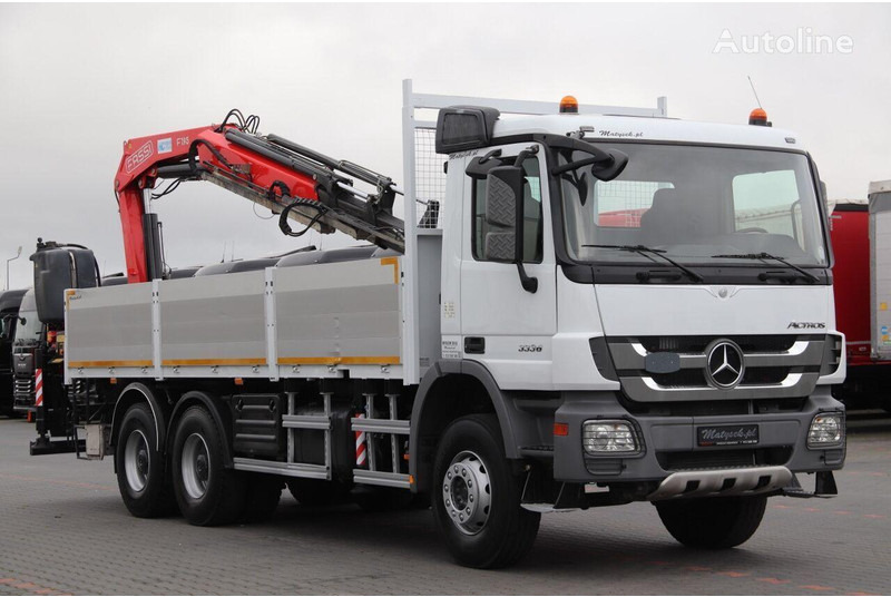Mercedes-Benz ACTROS 3336 - Planbil, Kranbil: bilde 2 Mercedes-Benz ACTROS 3336 - Planbil, Kranbil: bilde 2