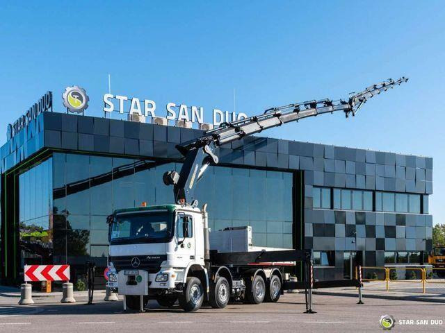Mercedes-Benz ACTROS 4144 8x4 PALFINGER PK 85002 - Planbil, Kranbil: bilde 1 Mercedes-Benz ACTROS 4144 8x4 PALFINGER PK 85002 - Planbil, Kranbil: bilde 1
