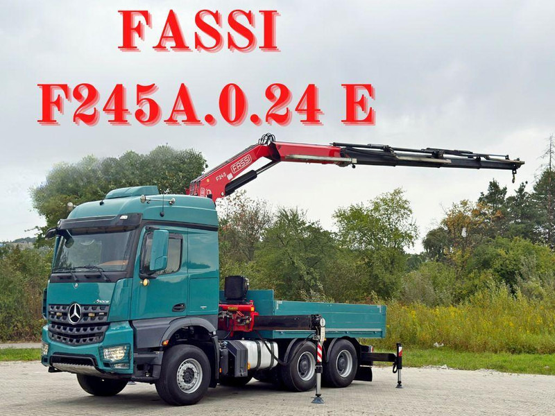 Mercedes-Benz AROCS 2548* FASSI F245A.0.24 E + FUNK / 6x4 *TOP - Planbil, Kranbil: bilde 1 Mercedes-Benz AROCS 2548* FASSI F245A.0.24 E + FUNK / 6x4 *TOP - Planbil, Kranbil: bilde 1