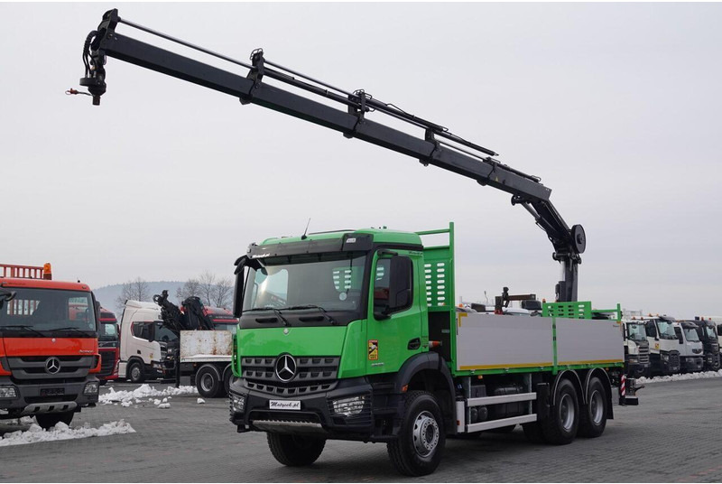 Mercedes-Benz AROCS 2636 / 6x4 / SKRZYNIOWY- 6,5 M / + HDS HIAB 4x wysów: 13 m - Planbil, Kranbil: bilde 1 Mercedes-Benz AROCS 2636 / 6x4 / SKRZYNIOWY- 6,5 M / + HDS HIAB 4x wysów: 13 m - Planbil, Kranbil: bilde 1