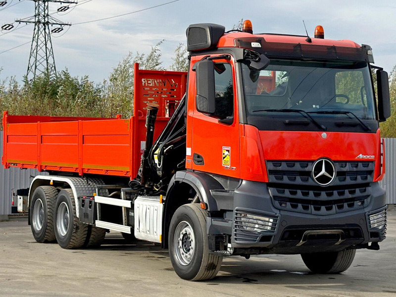 Mercedes-Benz AROCS 2640 *HIAB 144 BS - 3/FUNK + * 6x4 - Tippbil, Kranbil: bilde 3 Mercedes-Benz AROCS 2640 *HIAB 144 BS - 3/FUNK + * 6x4 - Tippbil, Kranbil: bilde 3