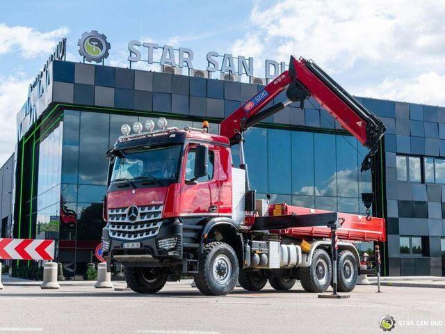 Leie Mercedes-Benz AROCS 3345 6x6 HMF 3220 K hds Crane tipper Mercedes-Benz AROCS 3345 6x6 HMF 3220 K hds Crane tipper: bilde 6