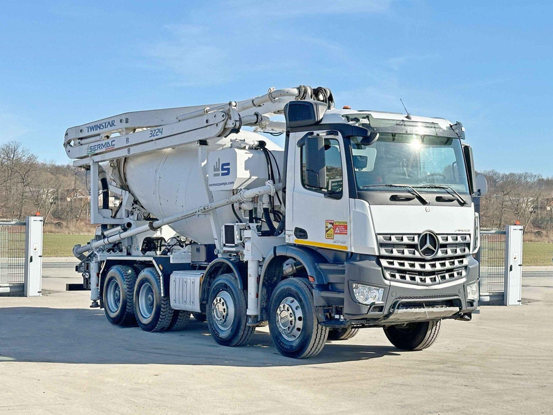 Mercedes-Benz AROCS 3743 * Betonpumpe + FUNK * 8x4 * TOP - Betongbil: bilde 1 Mercedes-Benz AROCS 3743 * Betonpumpe + FUNK * 8x4 * TOP - Betongbil: bilde 1