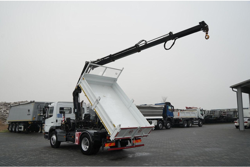 Mercedes-Benz ATEGO 1218 / 4x2 / WYWROTKA + HDS HIAB 0088 BS-3 / PILOT /MANU - Tippbil, Kranbil: bilde 3 Mercedes-Benz ATEGO 1218 / 4x2 / WYWROTKA + HDS HIAB 0088 BS-3 / PILOT /MANU - Tippbil, Kranbil: bilde 3