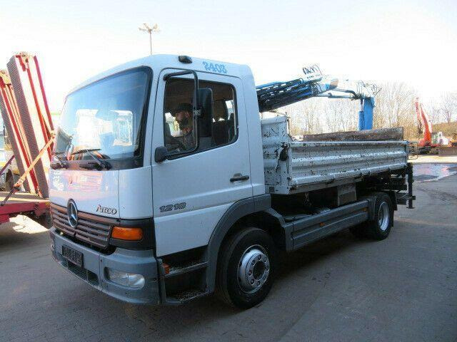 Mercedes-Benz ATEGO 1218 - Tippbil, Kranbil: bilde 3 Mercedes-Benz ATEGO 1218 - Tippbil, Kranbil: bilde 3