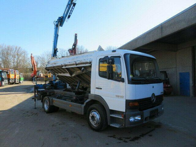 Mercedes-Benz ATEGO 1218 - Tippbil, Kranbil: bilde 1 Mercedes-Benz ATEGO 1218 - Tippbil, Kranbil: bilde 1