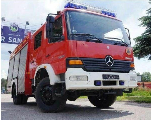 Mercedes-Benz ATEGO 1225 Firebrigade Feuerwehr - Brannbil: bilde 1 Mercedes-Benz ATEGO 1225 Firebrigade Feuerwehr - Brannbil: bilde 1