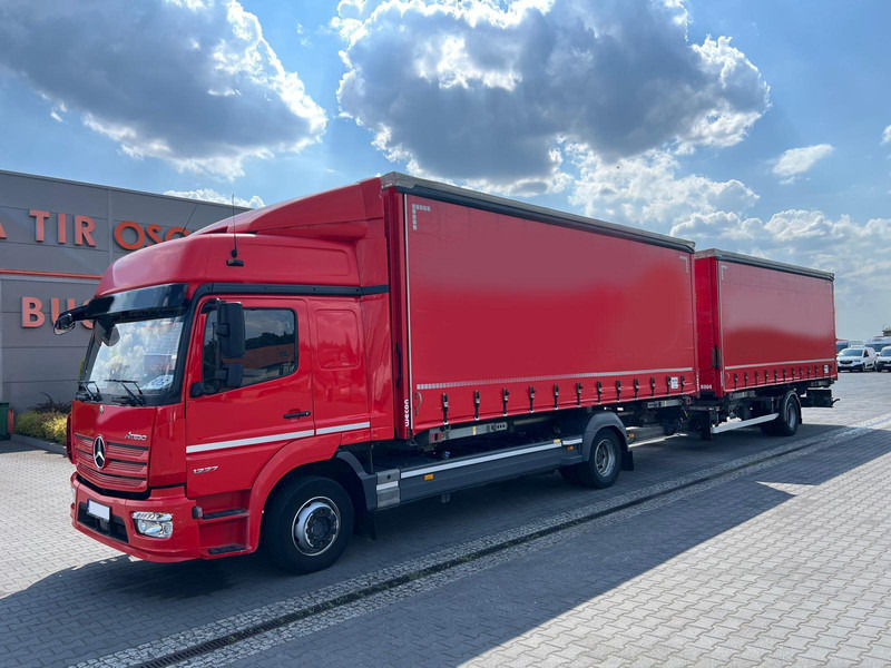 Mercedes-Benz ATEGO 1227 BDF WECHSELFAHRGESTELL CURTAIN PLANE TRAILER 1.HAND - Kapellbil: bilde 1 Mercedes-Benz ATEGO 1227 BDF WECHSELFAHRGESTELL CURTAIN PLANE TRAILER 1.HAND - Kapellbil: bilde 1