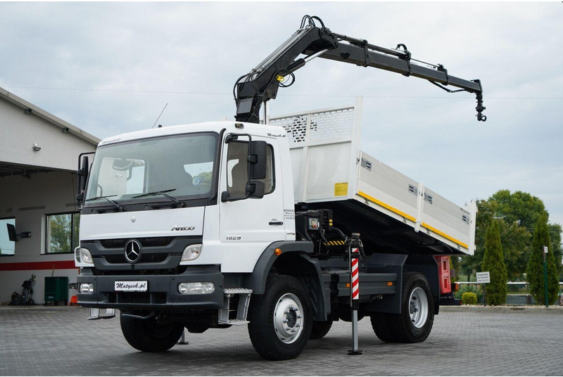 Mercedes-Benz ATEGO 1629 / 4x4 / WYWROTKA + HDS HIAB 111 B-3 / PILOT / ROTAT - Tippbil, Kranbil: bilde 2 Mercedes-Benz ATEGO 1629 / 4x4 / WYWROTKA + HDS HIAB 111 B-3 / PILOT / ROTAT - Tippbil, Kranbil: bilde 2