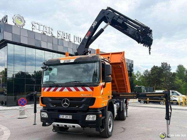 Mercedes-Benz Actros 1841 AK 4x4 Hiab 288E-7 Crane Kipper - Tippbil, Kranbil: bilde 4 Mercedes-Benz Actros 1841 AK 4x4 Hiab 288E-7 Crane Kipper - Tippbil, Kranbil: bilde 4