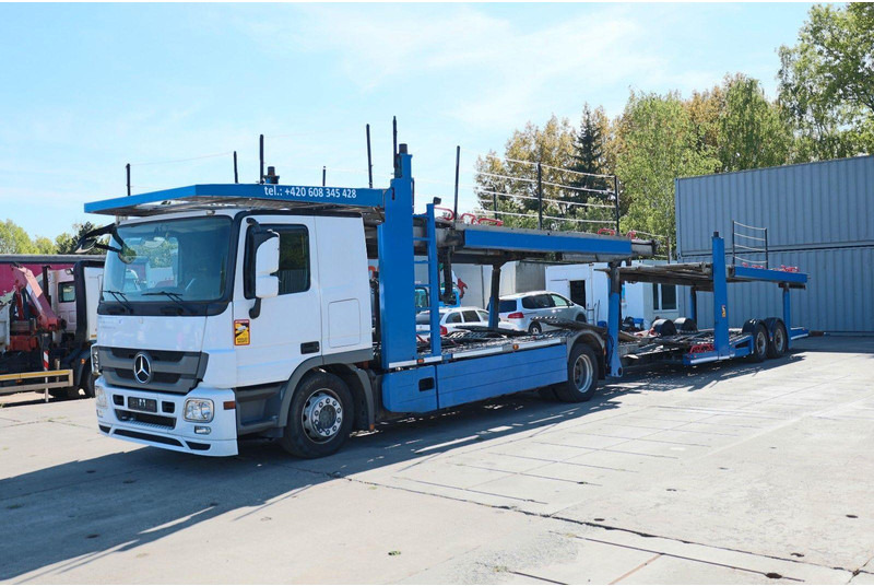 Mercedes-Benz Actros 1841 Car transporter + Trailer - Transporter lastebil: bilde 1 Mercedes-Benz Actros 1841 Car transporter + Trailer - Transporter lastebil: bilde 1