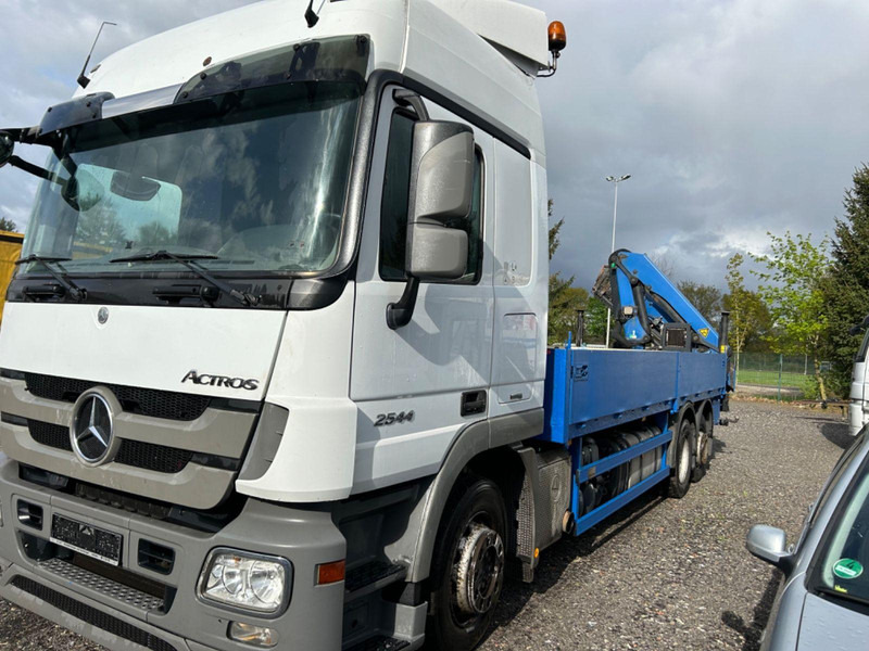 Mercedes-Benz Actros 2544 Glastransporter mit Palfinger Kran - Planbil, Kranbil: bilde 2 Mercedes-Benz Actros 2544 Glastransporter mit Palfinger Kran - Planbil, Kranbil: bilde 2