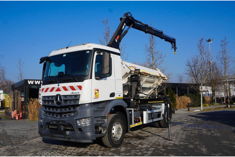 Mercedes-Benz Arocs 1833 3-Way Tipper Crane HIAB X-DUO 128 B - Tippbil, Kranbil: bilde 3 Mercedes-Benz Arocs 1833 3-Way Tipper Crane HIAB X-DUO 128 B - Tippbil, Kranbil: bilde 3