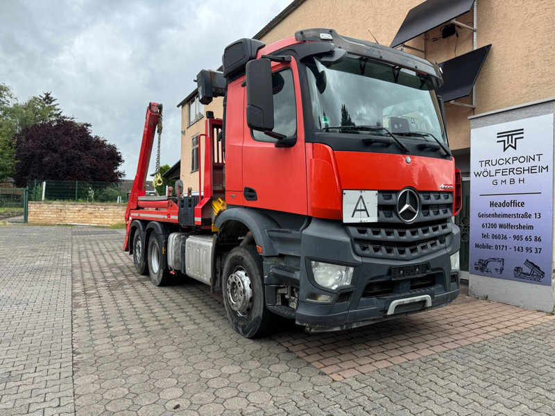 Mercedes-Benz Arocs 2536 BL 6x2/Funkfernbe./VDL-ASK 18 TK - Container-transport/ Vekselflak lastebil, Kranbil: bilde 1 Mercedes-Benz Arocs 2536 BL 6x2/Funkfernbe./VDL-ASK 18 TK - Container-transport/ Vekselflak lastebil, Kranbil: bilde 1
