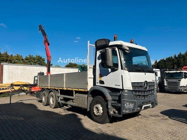 Leie Mercedes-Benz Arocs 2636 - Flatbed truck + crane Mercedes-Benz Arocs 2636 - Flatbed truck + crane: bilde 8