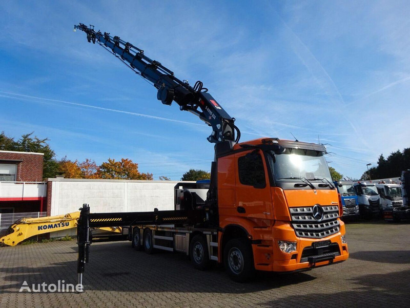 Mercedes-Benz Arocs 3751 - Flatbed+crane - Planbil, Kranbil: bilde 3 Mercedes-Benz Arocs 3751 - Flatbed+crane - Planbil, Kranbil: bilde 3