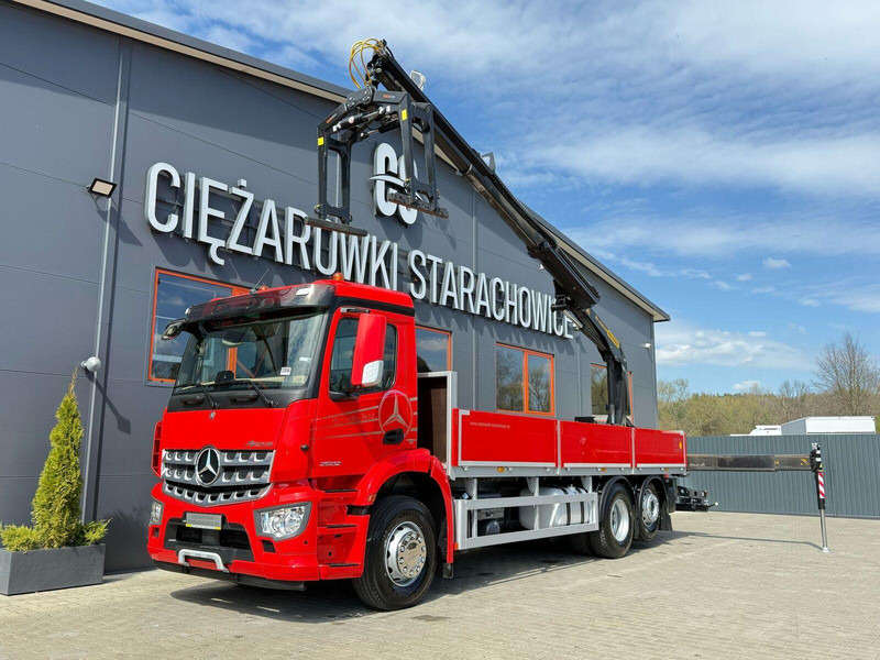 Mercedes-Benz Arocs Actros 2532 / E6 / 6x2 / skrzynia + żuraw Palfinger / budo - Planbil, Kranbil: bilde 1 Mercedes-Benz Arocs Actros 2532 / E6 / 6x2 / skrzynia + żuraw Palfinger / budo - Planbil, Kranbil: bilde 1