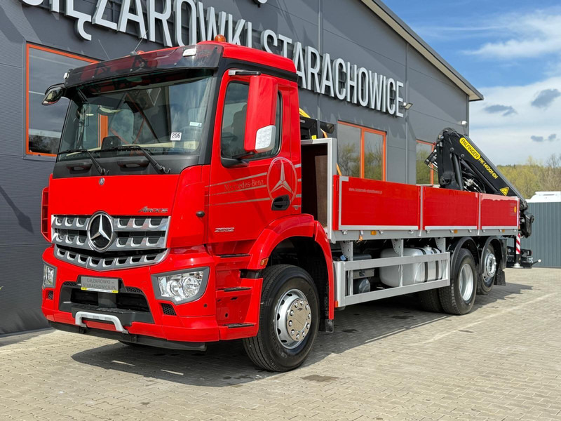 Mercedes-Benz Arocs Actros 2532 / E6 / 6x2 / skrzynia + żuraw Palfinger / budo - Planbil, Kranbil: bilde 2 Mercedes-Benz Arocs Actros 2532 / E6 / 6x2 / skrzynia + żuraw Palfinger / budo - Planbil, Kranbil: bilde 2