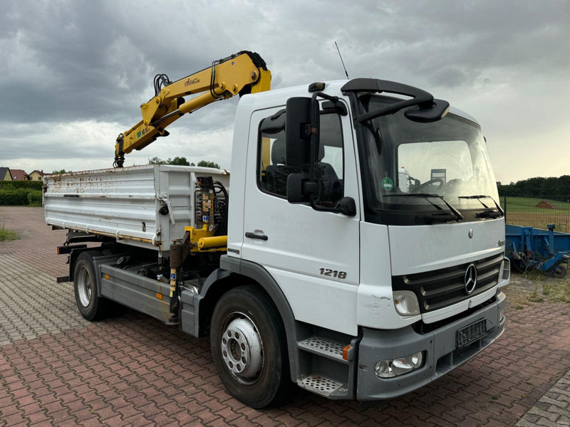 Mercedes-Benz Atego 1218 Meiller Kipper / Kran / Greifer - Tippbil, Kranbil: bilde 1 Mercedes-Benz Atego 1218 Meiller Kipper / Kran / Greifer - Tippbil, Kranbil: bilde 1