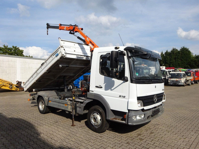 Mercedes-Benz Atego 818 3 way Meiller tipper + crane Terex 36.2 - Varebil med tipp: bilde 4 Mercedes-Benz Atego 818 3 way Meiller tipper + crane Terex 36.2 - Varebil med tipp: bilde 4