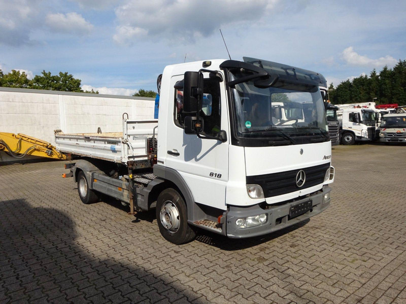 Mercedes-Benz Atego 818 3 way Meiller tipper + crane Terex 36.2 - Varebil med tipp: bilde 1 Mercedes-Benz Atego 818 3 way Meiller tipper + crane Terex 36.2 - Varebil med tipp: bilde 1