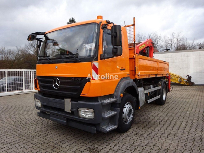 Mercedes-Benz Axor 1833 - Tippbil, Kranbil: bilde 1 Mercedes-Benz Axor 1833 - Tippbil, Kranbil: bilde 1