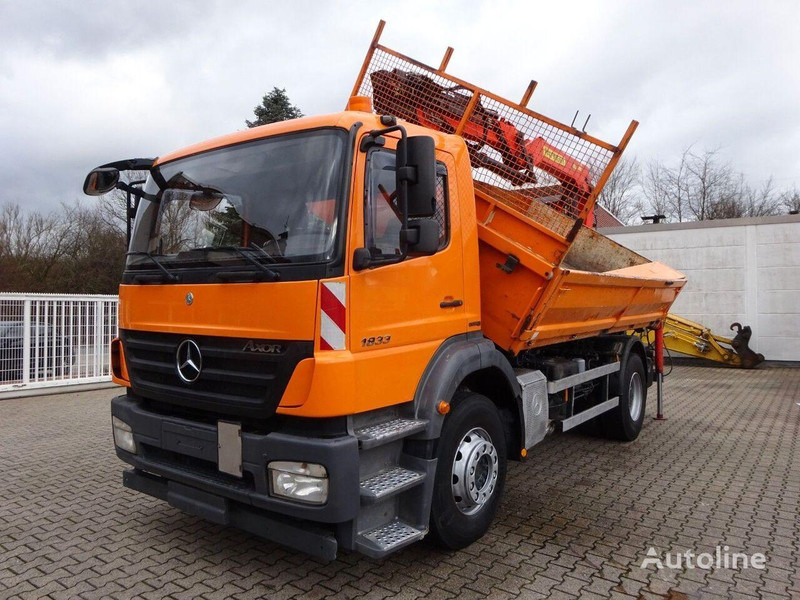 Mercedes-Benz Axor 1833 - Tippbil, Kranbil: bilde 2 Mercedes-Benz Axor 1833 - Tippbil, Kranbil: bilde 2