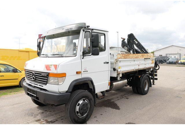 Mercedes-Benz Vario 816D - Tippbil, Kranbil: bilde 1 Mercedes-Benz Vario 816D - Tippbil, Kranbil: bilde 1