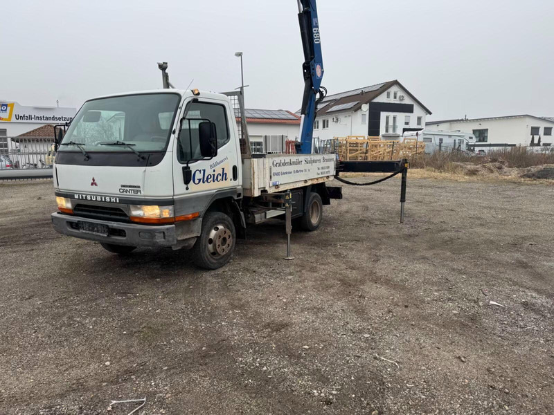 Mitsubishi Canter FE649 - Flatbed truck + crane - Planbil, Kranbil: bilde 5 Mitsubishi Canter FE649 - Flatbed truck + crane - Planbil, Kranbil: bilde 5