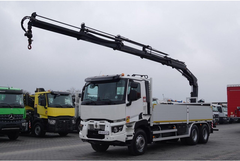 Renault C 380 / 6x4 / SKRZYNIOWY 6,6 m / + HDS HIAB 188 x-hiduo wysów: 1 - Planbil, Kranbil: bilde 2 Renault C 380 / 6x4 / SKRZYNIOWY 6,6 m / + HDS HIAB 188 x-hiduo wysów: 1 - Planbil, Kranbil: bilde 2
