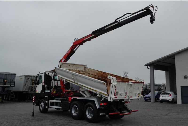 Renault C 380 / 6x4 / WYWROTKA 3 STRONNA + HDS FASSI F135 / HYDROBURTA - Tippbil, Kranbil: bilde 3 Renault C 380 / 6x4 / WYWROTKA 3 STRONNA + HDS FASSI F135 / HYDROBURTA - Tippbil, Kranbil: bilde 3