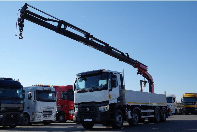 Renault C 430 / 8x4 / SKRZYNIOWY 7 M + HDS PALFINGER 33002 -wysów: 14,5 - Planbil, Kranbil: bilde 2 Renault C 430 / 8x4 / SKRZYNIOWY 7 M + HDS PALFINGER 33002 -wysów: 14,5 - Planbil, Kranbil: bilde 2