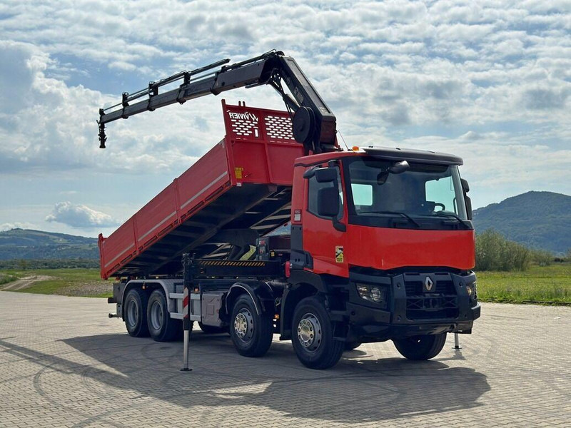 Renault C 430 *KIPPER 6,80m* HIAB X-HIDUO 188 ES-4 * 8x4 - Tippbil, Kranbil: bilde 2 Renault C 430 *KIPPER 6,80m* HIAB X-HIDUO 188 ES-4 * 8x4 - Tippbil, Kranbil: bilde 2