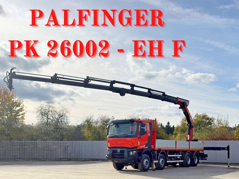 Renault C430 * PALFINGER PK 26002 - EH F + FUNK/ 8x4 - Planbil, Kranbil: bilde 1 Renault C430 * PALFINGER PK 26002 - EH F + FUNK/ 8x4 - Planbil, Kranbil: bilde 1