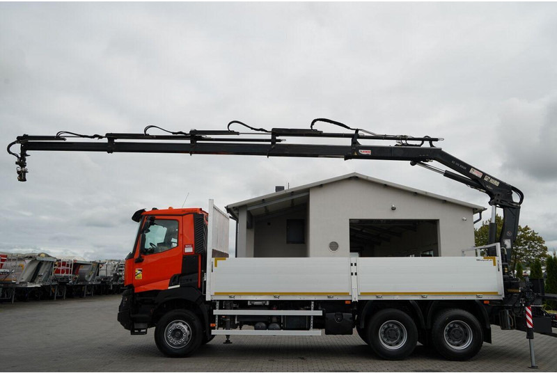 Renault K 380 / 6X4 / SKRZYNIOWY 6.2 M / + HDS HIAB 166 ES-4 / MAX UDŹWI - Planbil, Kranbil: bilde 2 Renault K 380 / 6X4 / SKRZYNIOWY 6.2 M / + HDS HIAB 166 ES-4 / MAX UDŹWI - Planbil, Kranbil: bilde 2