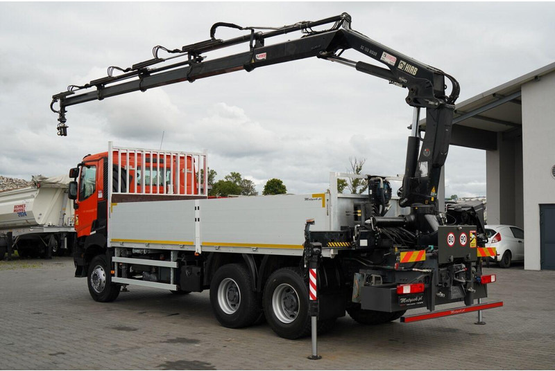 Renault K 380 / 6X4 / SKRZYNIOWY 6.2 M / + HDS HIAB 166 ES-4 / MAX UDŹWI - Planbil, Kranbil: bilde 3 Renault K 380 / 6X4 / SKRZYNIOWY 6.2 M / + HDS HIAB 166 ES-4 / MAX UDŹWI - Planbil, Kranbil: bilde 3